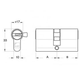 CILINDERBETÉT 961 X11 30X35 5K H-NI  K07796