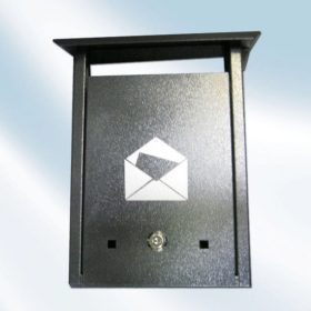   POSTALÁDA KÜLTÉRI  ÁLLÓ ZÁRHATÓ ANTIK SZÜRKE  KLASSZIK