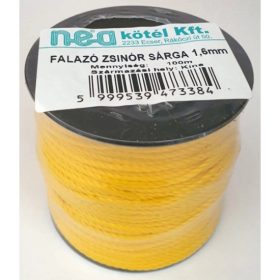 KŐMŰVESZSINÓR 1.6 MM /100 M SÁRGA 