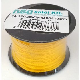 KŐMŰVESZSINÓR 1.6 MM / 50 M SÁRGA 