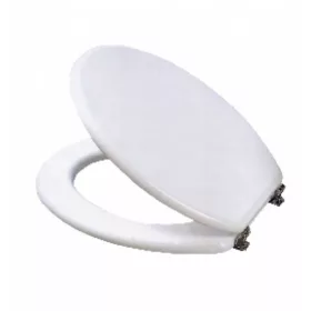 WC ÜLŐKE TETŐ MDF FEHÉR ROZSDAMENTES ACÉL ZSANÉRRAL