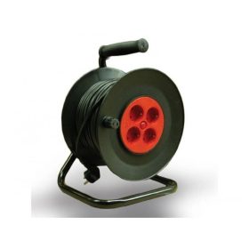 KÁBELDOB MŰA. 4-ES FÉM TARTÓVAL 3X1,5  40 M FEKETE STILO