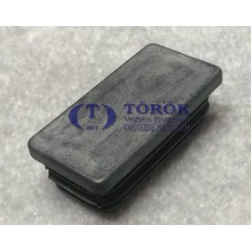 ZÁRÓDUGÓ MŰA.40X20 RECÉS FEKETE/50 DB 