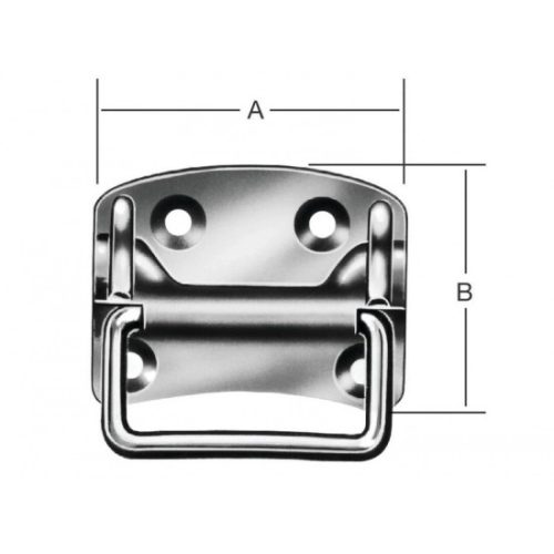 Vormann Ládafogantyú 13281 100X80 mm horg./ 10 db