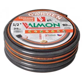   LOCSOLÓTÖMLŐ CSEH 1/2" EZÜST, NARANCSS. CSÍKKAL /25M