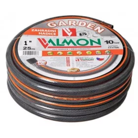   LOCSOLÓTÖMLŐ CSEH 1"  EZÜST, NARANCSS. CSÍKKAL /25M