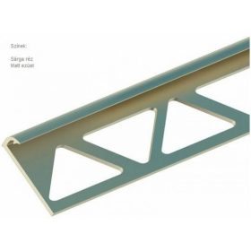 CSEMPEÉLVÉDŐ  8 MM  FÉM  MATT EZÜST /2,5M  ÍVES 1121