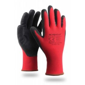 VÉDŐKESZTYŰ KAPRIOL 128022 EASY GRIP PIROS 9-ES