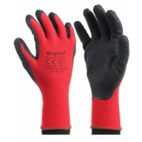 VÉDŐKESZTYŰ KAPRIOL 128023 EASY GRIP PIROS 10-ES