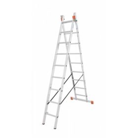 LÉTRA ALU KRAUSE UNIV.  2X 9  HOSSZABB TRAVERZZEL DUBILO