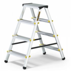 LÉTRA ALU professzionális kétoldalas zsámoly 2x4 Drabest