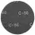 CSISZOLÓHÁLÓ GRAPHITE 55H744 225MM  K80 10DB