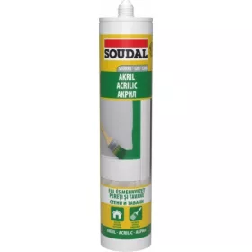 TÖMÍTŐ AKRIL SZÜRKE 280 ML SOUDAL 