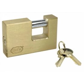   LAKAT 65 MM IBFM RÉZ, TÖMB, EDZ. ACÉL KENGYEL, 2 KULCCSAL SKINP.