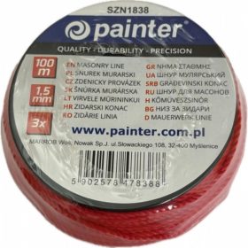 KŐMŰVESZSINÓR PAINTER 1.5 MM 100 M PIROS SZN1838