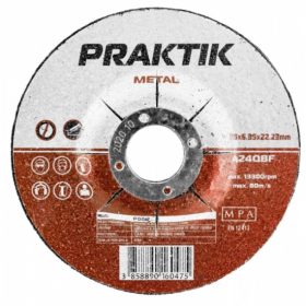 TISZTÍTÓKORONG FÉM 115X6,35 PRAKTIK P006 