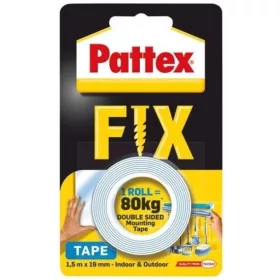   RAGASZTÓ PATTEX FIX MONTÁZSSZALAG 1,5X19 MM 80 KG IG 2848977