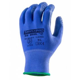 KESZTYŰ SZERELŐ SG8050L KÉK LATEX  9-ES/10 PÁR