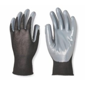   VÉDŐKESZTYŰ 1NIBB10 MÁRTOTT SZÜRKE NITRIL 10-ES/12 PÁR 