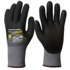   KESZTYŰ SZERELŐ 15N606D 11-ES FEKETE MIKROHABOSÍTOTT/ 10 PÁR 