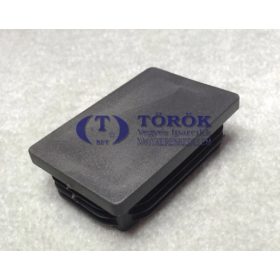 ZÁRÓDUGÓ MŰA.60X40 RECÉS FEKETE/50 DB