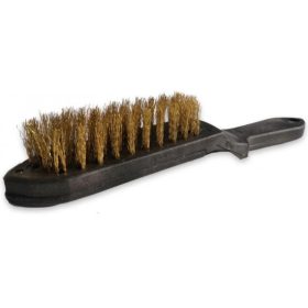 DRÓTKEFE SÁRGARÉZ, MŰANYAG NYELŰ /4 DB