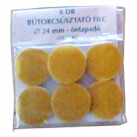 BÚTORCSÚSZTATÓ FILC ¤ 24 MM/8 DB  ÖNTAPADÓS