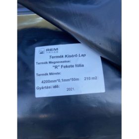 TAKARÓFÓLIA ˝R˝  4200X0,10 FEKETE/50M