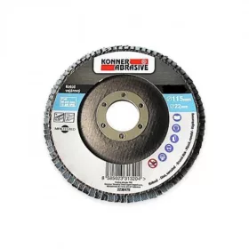 CSISZOLÓTÁRCSA LAMELLÁS KONNER 115x22 mm, A060 Zirconium