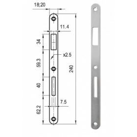 ZÁRÓLEMEZ MIDI KEREKÍTETT EGYENES HK