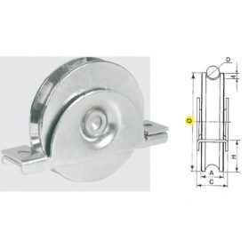 TOLÓKAPUV.IBFM KERÉK TALP ¤ 20 ˝U˝ 80