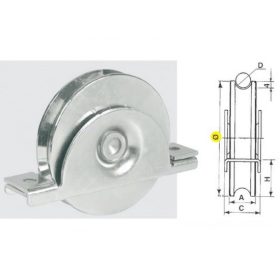 TOLÓKAPUV.IBFM KERÉK TALP ¤ 16 ˝U˝80