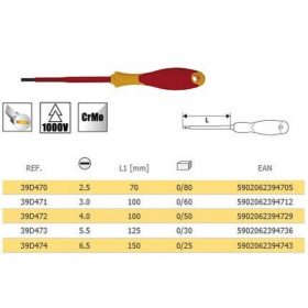 CSAVARHÚZÓ TOPEX 39D470 1000 V 2,5X70