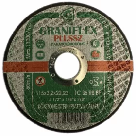 VÁGÓKORONG KŐ 115X3,2X22 GRANI/ 25 DB 