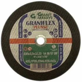 VÁGÓKORONG FÉM 230X2.5X22.2 GRANI./25 DB 