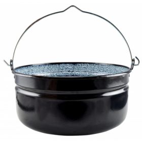 BOGRÁCS HALFŐZŐ  ZOMÁNCOZOTT  8 L