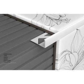 CSEMPEÉLVÉDŐ 8 MM SZÖGLETES  HOMOK 2,7 M  0133