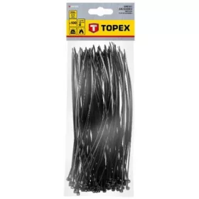 KÁBELKÖTEGELŐ TOPEX 44E972 2,5X200 MM/100 DB FEKETE
