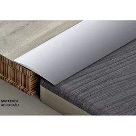 BURKOLATVÁLTÓ ÖNTAPADÓS 40 MM MATT EZÜST 2,7M 