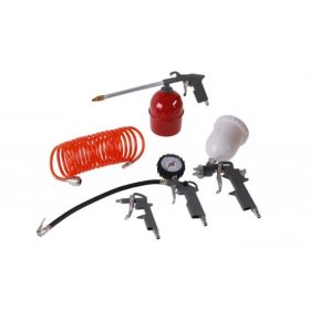   PNEUMATIKUS PISZTOLY KÉSZLET 5 RÉSZES FESTA (SZÓRÓ-FÚVÓ)