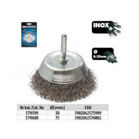 FAZÉKKEFE HULL. GRAPHITE 57H600 75MM CSAP