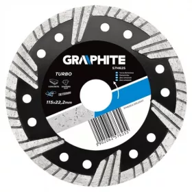 GYÉMÁNTVÁGÓ GRAPHITE 57H625 115MM TURBO