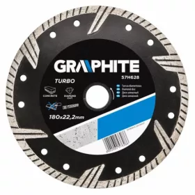 GYÉMÁNTVÁGÓ GRAPHITE 57H628 180MM TURBO